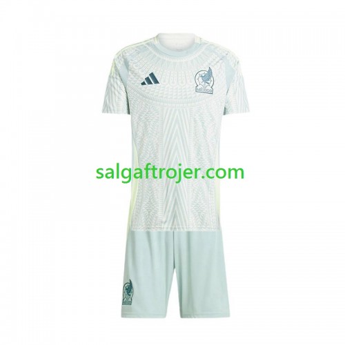 Mexico Copa America Fodboldtrøjer Børn Udebanesæt 2024 Kort ærmer Mexico Copa America Fodboldtrøjer Børn Udebanesæt 2024 Kort ærmer